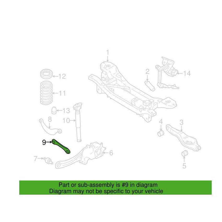 Volvo Control Arm - Rear Lower Forward 30683067